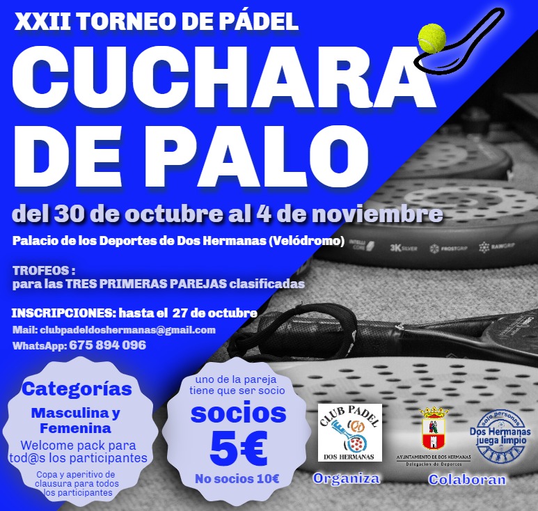 CARTEL XXII TORNEO CUCHARA DE PALO 2023